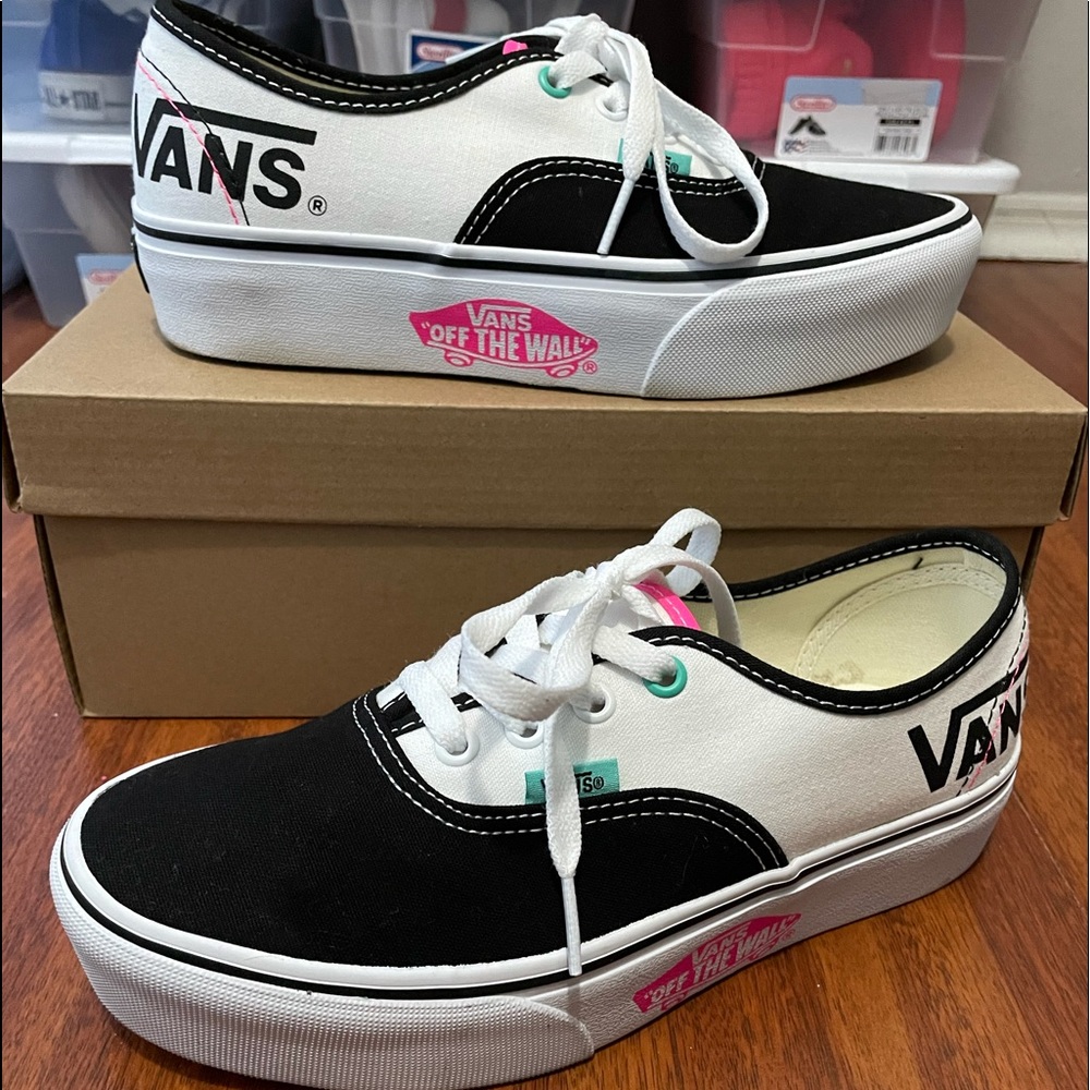 Platform vans sneakers skate size 7.5